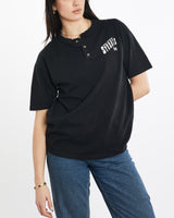 Vintage, 1996, Sturgis, Bike, Rally, Henley, Tee, The Real Deal, size large, colour Black, newtown, sydney, australia, thrift store, opshop, preloved, secondhand, sustainable, retro, antique, 70s, 80s, 90s, 2000s, 00s, fashion, clothing, streetwear, trendy, garment, style, boutique, store, shop, archive, sale, cheap, best, top, T-Shirts