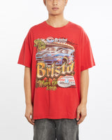 Bristol, Motor, Speedway, Racing, Tee, The Real Deal, size extra large, colour Red, newtown, sydney, australia, thrift store, opshop, preloved, secondhand, sustainable, retro, antique, 70s, 80s, 90s, 2000s, 00s, fashion, clothing, streetwear, trendy, garment, style, boutique, store, shop, archive, sale, cheap, best, top, T-Shirts