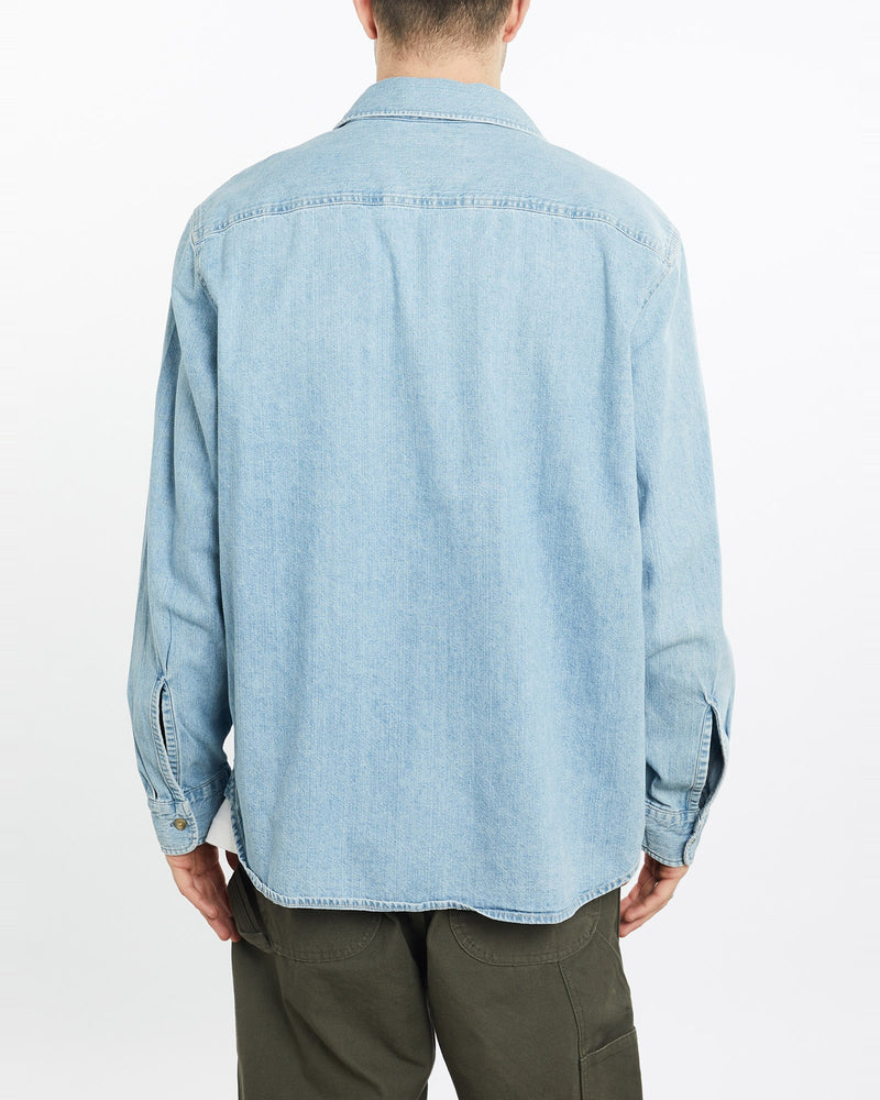 Vintage, Levi's, Denim, Button, Up, Shirt, The Real Deal, size extra large, colour Blue, newtown, sydney, australia, thrift store, opshop, preloved, secondhand, sustainable, retro, antique, 70s, 80s, 90s, 2000s, 00s, fashion, clothing, streetwear, trendy, garment, style, boutique, store, shop, archive, sale, cheap, best, top, Shirts