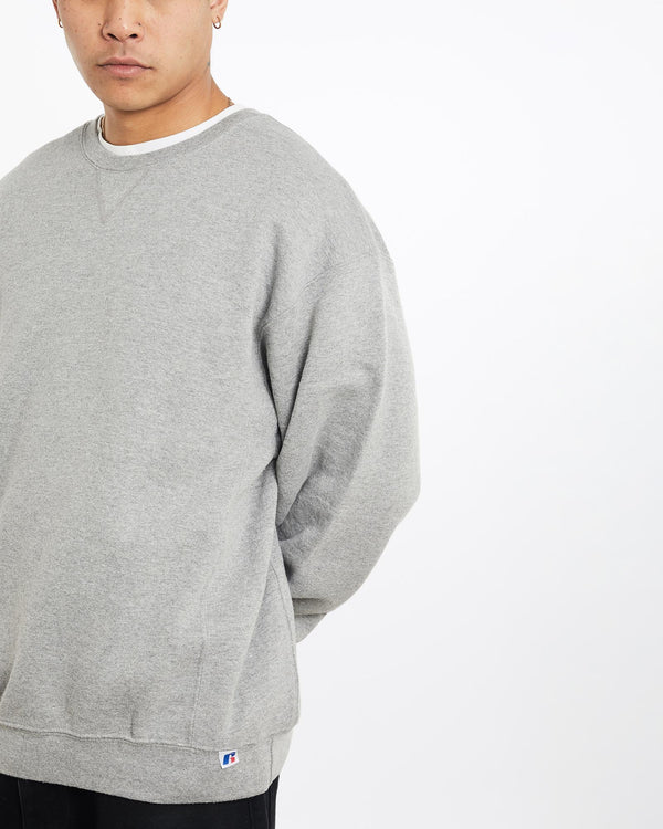 Vintage, Russell, Athletic, Sweatshirt, The Real Deal, size extra large, colour Grey, newtown, sydney, australia, thrift store, opshop, preloved, secondhand, sustainable, retro, antique, 70s, 80s, 90s, 2000s, 00s, fashion, clothing, streetwear, trendy, garment, style, boutique, store, shop, archive, sale, cheap, best, top, Sweats and hoodies