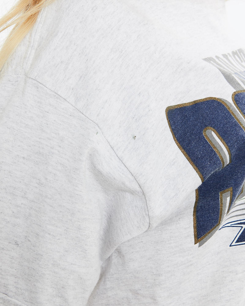 Vintage, 1995, MLB, Houston, Astros, Tee, The Real Deal, size medium, colour Grey, newtown, sydney, australia, thrift store, opshop, preloved, secondhand, sustainable, retro, antique, 70s, 80s, 90s, 2000s, 00s, fashion, clothing, streetwear, trendy, garment, style, boutique, store, shop, archive, sale, cheap, best, top, T-Shirts