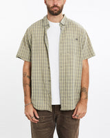 Vintage, Eddie, Bauer, Short, Sleeve, Button, Up, Shirt, The Real Deal, size extra large, colour Green, newtown, sydney, australia, thrift store, opshop, preloved, secondhand, sustainable, retro, antique, 70s, 80s, 90s, 2000s, 00s, fashion, clothing, streetwear, trendy, garment, style, boutique, store, shop, archive, sale, cheap, best, top, Shirts