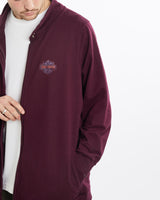 Vintage, Harley, Davidson, Full, Zip, Sweatshirt, The Real Deal, size extra large, colour Burgundy, newtown, sydney, australia, thrift store, opshop, preloved, secondhand, sustainable, retro, antique, 70s, 80s, 90s, 2000s, 00s, fashion, clothing, streetwear, trendy, garment, style, boutique, store, shop, archive, sale, cheap, best, top, Sweats and hoodies