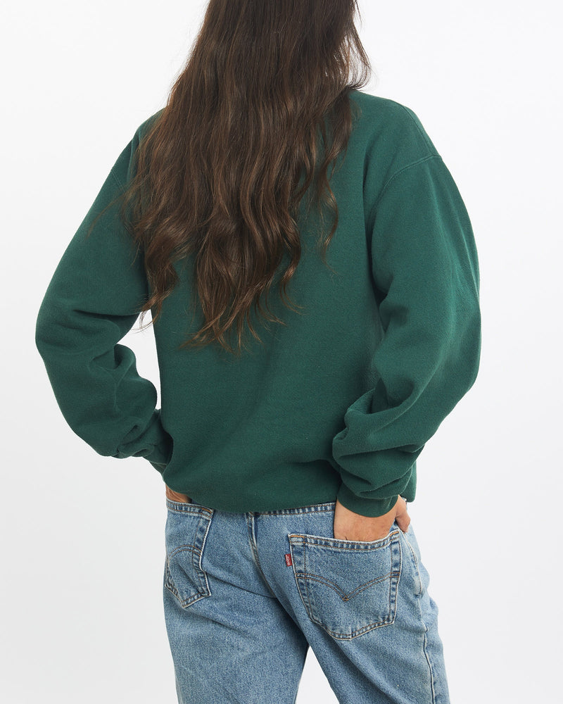 Vintage, NFL, New, York, Jets, Sweatshirt, The Real Deal, size small, colour Green, newtown, sydney, australia, thrift store, opshop, preloved, secondhand, sustainable, retro, antique, 70s, 80s, 90s, 2000s, 00s, fashion, clothing, streetwear, trendy, garment, style, boutique, store, shop, archive, sale, cheap, best, top, Sweats and hoodies