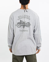 Vintage, Harley, Davidson, Long, Sleeve, Tee, The Real Deal, size large, colour Grey, newtown, sydney, australia, thrift store, opshop, preloved, secondhand, sustainable, retro, antique, 70s, 80s, 90s, 2000s, 00s, fashion, clothing, streetwear, trendy, garment, style, boutique, store, shop, archive, sale, cheap, best, top, T-Shirts