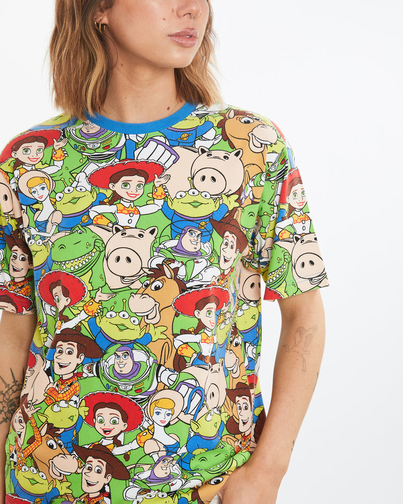 Vintage Disney Toy Story 'Tokyo Resort' Tee <br>M , The Real Deal , newtown, sydney, australia, thrift store, opshop, preloved, secondhand, sustainable, retro, antique, 70s, 80s, 90s, 2000s, 00s, fashion, clothing, streetwear, trendy, garment, style, boutique, store, shop, archive, sale, cheap, best, top