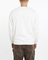 Vintage, Fox, Racing, Sweatshirt, The Real Deal, size extra large, colour White, newtown, sydney, australia, thrift store, opshop, preloved, secondhand, sustainable, retro, antique, 70s, 80s, 90s, 2000s, 00s, fashion, clothing, streetwear, trendy, garment, style, boutique, store, shop, archive, sale, cheap, best, top, Sweats and hoodies