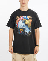 Vintage, 1998, Biketoberfest, Eagle, Tee, The Real Deal, size large, colour Black, newtown, sydney, australia, thrift store, opshop, preloved, secondhand, sustainable, retro, antique, 70s, 80s, 90s, 2000s, 00s, fashion, clothing, streetwear, trendy, garment, style, boutique, store, shop, archive, sale, cheap, best, top, T-Shirts