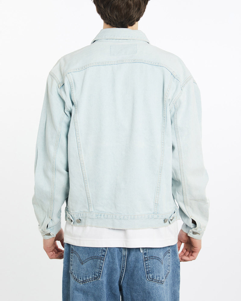 Vintage, 90s, Guess, USA, Denim, Jacket, The Real Deal, size extra large, colour Blue, newtown, sydney, australia, thrift store, opshop, preloved, secondhand, sustainable, retro, antique, 70s, 80s, 90s, 2000s, 00s, fashion, clothing, streetwear, trendy, garment, style, boutique, store, shop, archive, sale, cheap, best, top, Jackets