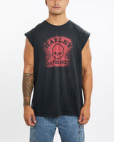 Vintage, Harley, Davidson, Tank, The Real Deal, size extra large, colour Grey, newtown, sydney, australia, thrift store, opshop, preloved, secondhand, sustainable, retro, antique, 70s, 80s, 90s, 2000s, 00s, fashion, clothing, streetwear, trendy, garment, style, boutique, store, shop, archive, sale, cheap, best, top, T-Shirts