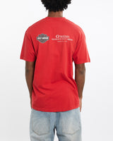 Vintage, Harley, Davidson, Tee, The Real Deal, size large, colour Red, newtown, sydney, australia, thrift store, opshop, preloved, secondhand, sustainable, retro, antique, 70s, 80s, 90s, 2000s, 00s, fashion, clothing, streetwear, trendy, garment, style, boutique, store, shop, archive, sale, cheap, best, top, T-Shirts