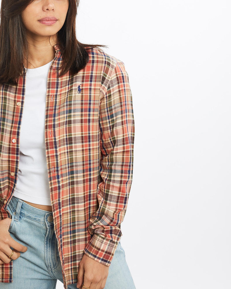 Vintage, Polo, Ralph, Lauren, Flannelette, Button, Up, Shirt, The Real Deal, size double extra small, colour Multicolour, newtown, sydney, australia, thrift store, opshop, preloved, secondhand, sustainable, retro, antique, 70s, 80s, 90s, 2000s, 00s, fashion, clothing, streetwear, trendy, garment, style, boutique, store, shop, archive, sale, cheap, best, top, Shirts