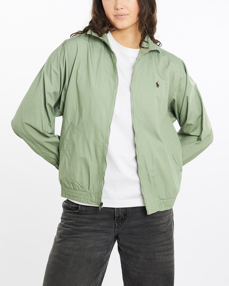 Vintage, 90s, Polo, Ralph, Lauren, Harrington, Jacket, The Real Deal, size medium, colour Green, newtown, sydney, australia, thrift store, opshop, preloved, secondhand, sustainable, retro, antique, 70s, 80s, 90s, 2000s, 00s, fashion, clothing, streetwear, trendy, garment, style, boutique, store, shop, archive, sale, cheap, best, top, Jackets