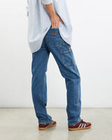 Vintage, Carhartt, Double, Knee', Carpenter, Denim, Pants, The Real Deal, size 30", colour Blue, newtown, sydney, australia, thrift store, opshop, preloved, secondhand, sustainable, retro, antique, 70s, 80s, 90s, 2000s, 00s, fashion, clothing, streetwear, trendy, garment, style, boutique, store, shop, archive, sale, cheap, best, top, Pants