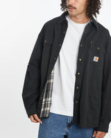 Vintage 90s Carhartt Flannel Lined Button Up Shirt <br>XXL , The Real Deal , newtown, sydney, australia, thrift store, opshop, preloved, secondhand, sustainable, retro, antique, 70s, 80s, 90s, 2000s, 00s, fashion, clothing, streetwear, trendy, garment, style, boutique, store, shop, archive, sale, cheap, best, top