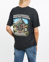 Vintage, Harley, Davidson, Tee, The Real Deal, size medium, colour Black, newtown, sydney, australia, thrift store, opshop, preloved, secondhand, sustainable, retro, antique, 70s, 80s, 90s, 2000s, 00s, fashion, clothing, streetwear, trendy, garment, style, boutique, store, shop, archive, sale, cheap, best, top, T-Shirts