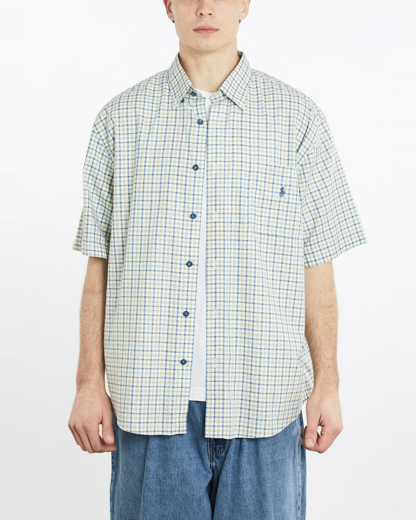 Vintage, 90s, Polo, Ralph, Lauren, Short, Sleeve, Button, Up, Shirt, The Real Deal, size extra large, colour Multicolour, newtown, sydney, australia, thrift store, opshop, preloved, secondhand, sustainable, retro, antique, 70s, 80s, 90s, 2000s, 00s, fashion, clothing, streetwear, trendy, garment, style, boutique, store, shop, archive, sale, cheap, best, top, Shirts