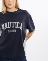 Vintage, Nautica, Jeans, Tee, The Real Deal, size medium, colour Navy, newtown, sydney, australia, thrift store, opshop, preloved, secondhand, sustainable, retro, antique, 70s, 80s, 90s, 2000s, 00s, fashion, clothing, streetwear, trendy, garment, style, boutique, store, shop, archive, sale, cheap, best, top, T-Shirts