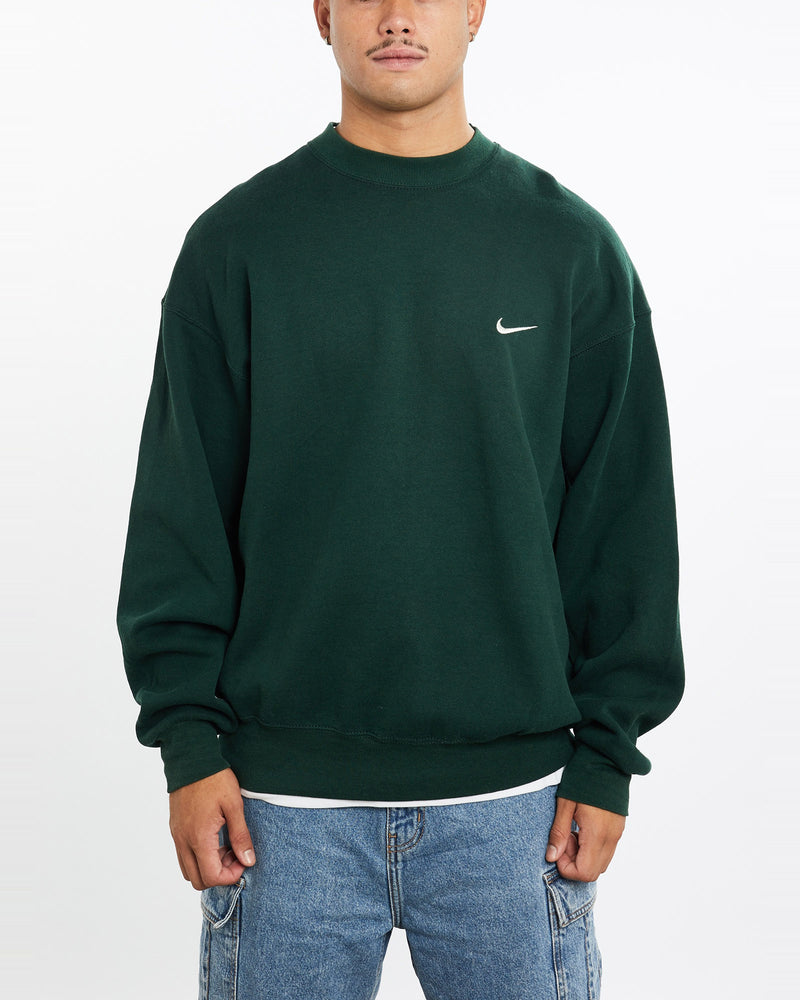 Vintage, Nike, Sweatshirt, The Real Deal, size extra large, colour Green, newtown, sydney, australia, thrift store, opshop, preloved, secondhand, sustainable, retro, antique, 70s, 80s, 90s, 2000s, 00s, fashion, clothing, streetwear, trendy, garment, style, boutique, store, shop, archive, sale, cheap, best, top, Sweats and hoodies