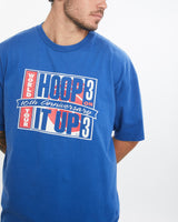 Vintage, 90s, Nike, Hoop, It, Up', Tee, The Real Deal, size extra large, colour Blue, newtown, sydney, australia, thrift store, opshop, preloved, secondhand, sustainable, retro, antique, 70s, 80s, 90s, 2000s, 00s, fashion, clothing, streetwear, trendy, garment, style, boutique, store, shop, archive, sale, cheap, best, top, T-Shirts