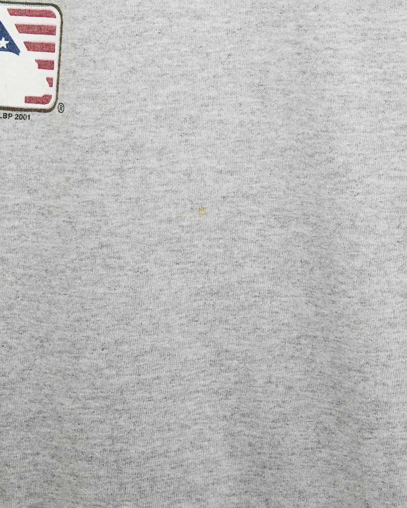 Vintage, MLB, Arizona, Diamondbacks, Tee, The Real Deal, size double extra large, colour Grey, newtown, sydney, australia, thrift store, opshop, preloved, secondhand, sustainable, retro, antique, 70s, 80s, 90s, 2000s, 00s, fashion, clothing, streetwear, trendy, garment, style, boutique, store, shop, archive, sale, cheap, best, top, T-Shirts