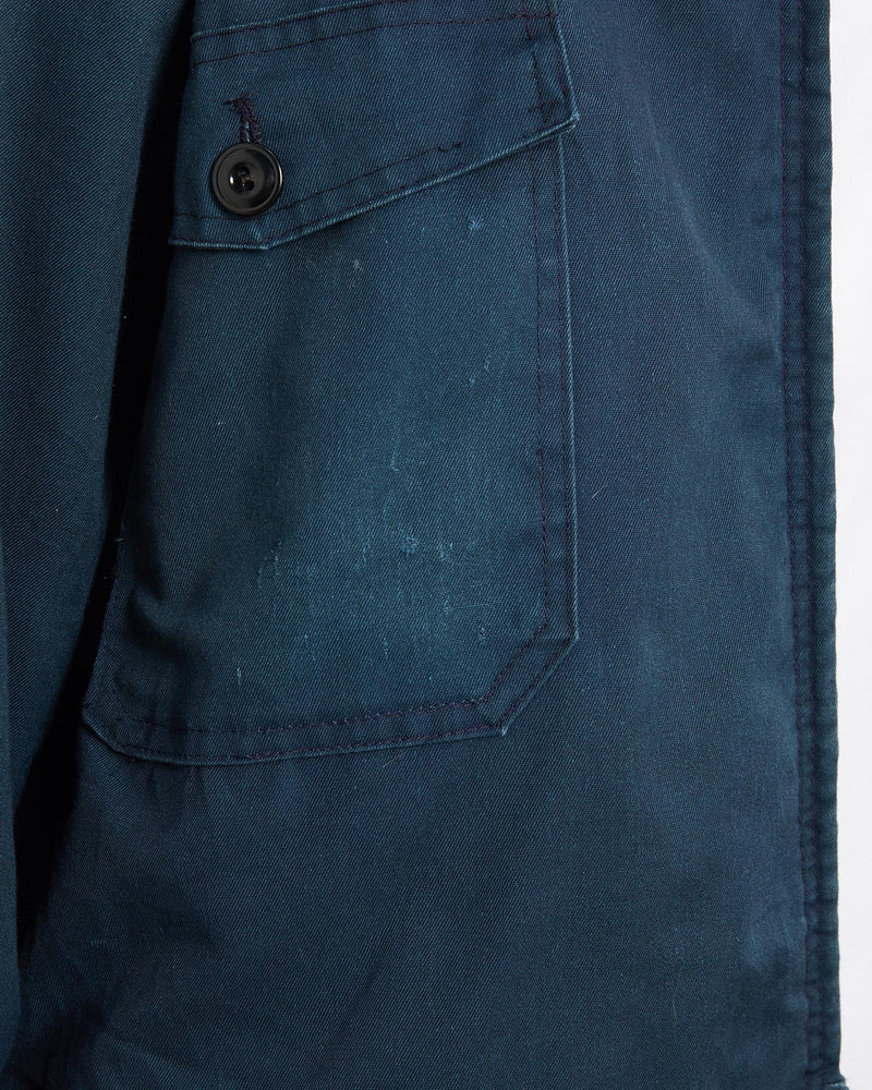 Vintage, Mechanic, Jacket, The Real Deal, size medium, colour Navy, newtown, sydney, australia, thrift store, opshop, preloved, secondhand, sustainable, retro, antique, 70s, 80s, 90s, 2000s, 00s, fashion, clothing, streetwear, trendy, garment, style, boutique, store, shop, archive, sale, cheap, best, top, Jackets