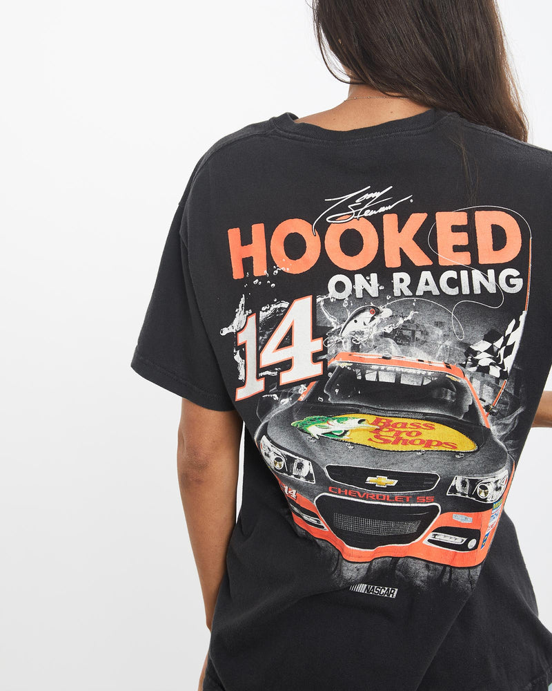 Vintage, NASCAR, Racing, Tee, The Real Deal, size small, colour Black, newtown, sydney, australia, thrift store, opshop, preloved, secondhand, sustainable, retro, antique, 70s, 80s, 90s, 2000s, 00s, fashion, clothing, streetwear, trendy, garment, style, boutique, store, shop, archive, sale, cheap, best, top, T-Shirts