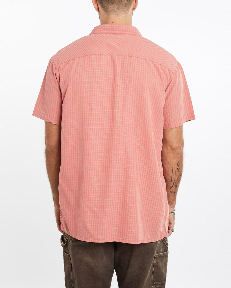 Vintage, Columbia, Short, Sleeve, Button, Up, Shirt, The Real Deal, size extra large, colour Orange, newtown, sydney, australia, thrift store, opshop, preloved, secondhand, sustainable, retro, antique, 70s, 80s, 90s, 2000s, 00s, fashion, clothing, streetwear, trendy, garment, style, boutique, store, shop, archive, sale, cheap, best, top, Shirts