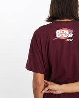 Vintage, MotoGP, Racing, Tee, The Real Deal, size small, colour Burgundy, newtown, sydney, australia, thrift store, opshop, preloved, secondhand, sustainable, retro, antique, 70s, 80s, 90s, 2000s, 00s, fashion, clothing, streetwear, trendy, garment, style, boutique, store, shop, archive, sale, cheap, best, top, T-Shirts