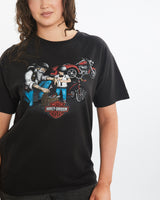 Vintage Harley Davidson Tee <br>M , The Real Deal , newtown, sydney, australia, thrift store, opshop, preloved, secondhand, sustainable, retro, antique, 70s, 80s, 90s, 2000s, 00s, fashion, clothing, streetwear, trendy, garment, style, boutique, store, shop, archive, sale, cheap, best, top