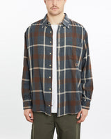 Vintage, 90s, Tommy, Hilfiger, Flannelette, Button, Up, Shirt, The Real Deal, size extra large, colour Multicolour, newtown, sydney, australia, thrift store, opshop, preloved, secondhand, sustainable, retro, antique, 70s, 80s, 90s, 2000s, 00s, fashion, clothing, streetwear, trendy, garment, style, boutique, store, shop, archive, sale, cheap, best, top, Shirts