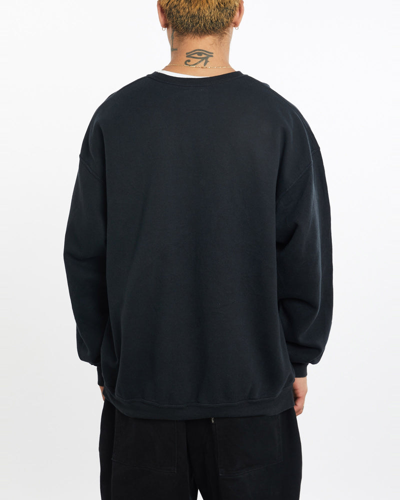 Vintage, 90s, Nike, Sweatshirt, The Real Deal, size extra large, colour Black, newtown, sydney, australia, thrift store, opshop, preloved, secondhand, sustainable, retro, antique, 70s, 80s, 90s, 2000s, 00s, fashion, clothing, streetwear, trendy, garment, style, boutique, store, shop, archive, sale, cheap, best, top, Sweats and hoodies