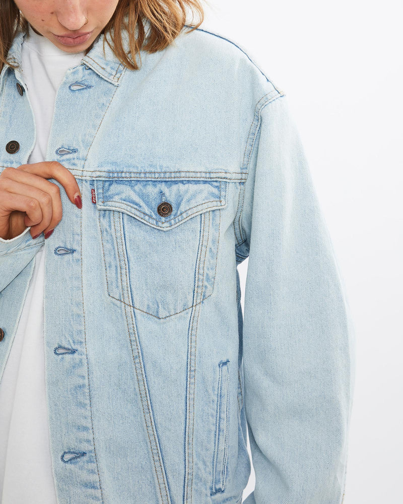 Vintage, Levi's, Denim, Jacket, The Real Deal, size medium, colour Blue, newtown, sydney, australia, thrift store, opshop, preloved, secondhand, sustainable, retro, antique, 70s, 80s, 90s, 2000s, 00s, fashion, clothing, streetwear, trendy, garment, style, boutique, store, shop, archive, sale, cheap, best, top, Jackets