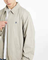 Vintage, 90s, Polo, Ralph, Lauren, Harrington, Jacket, The Real Deal, size extra large, colour Beige, newtown, sydney, australia, thrift store, opshop, preloved, secondhand, sustainable, retro, antique, 70s, 80s, 90s, 2000s, 00s, fashion, clothing, streetwear, trendy, garment, style, boutique, store, shop, archive, sale, cheap, best, top, Jackets