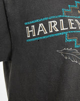 Vintage, 1998, Harley, Davidson, Tee, The Real Deal, size small, colour Black, newtown, sydney, australia, thrift store, opshop, preloved, secondhand, sustainable, retro, antique, 70s, 80s, 90s, 2000s, 00s, fashion, clothing, streetwear, trendy, garment, style, boutique, store, shop, archive, sale, cheap, best, top, T-Shirts