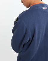 Vintage, 90s, NFL, Chicago, Bears, Sweatshirt, The Real Deal, size large, colour Navy, newtown, sydney, australia, thrift store, opshop, preloved, secondhand, sustainable, retro, antique, 70s, 80s, 90s, 2000s, 00s, fashion, clothing, streetwear, trendy, garment, style, boutique, store, shop, archive, sale, cheap, best, top, Sweats and hoodies