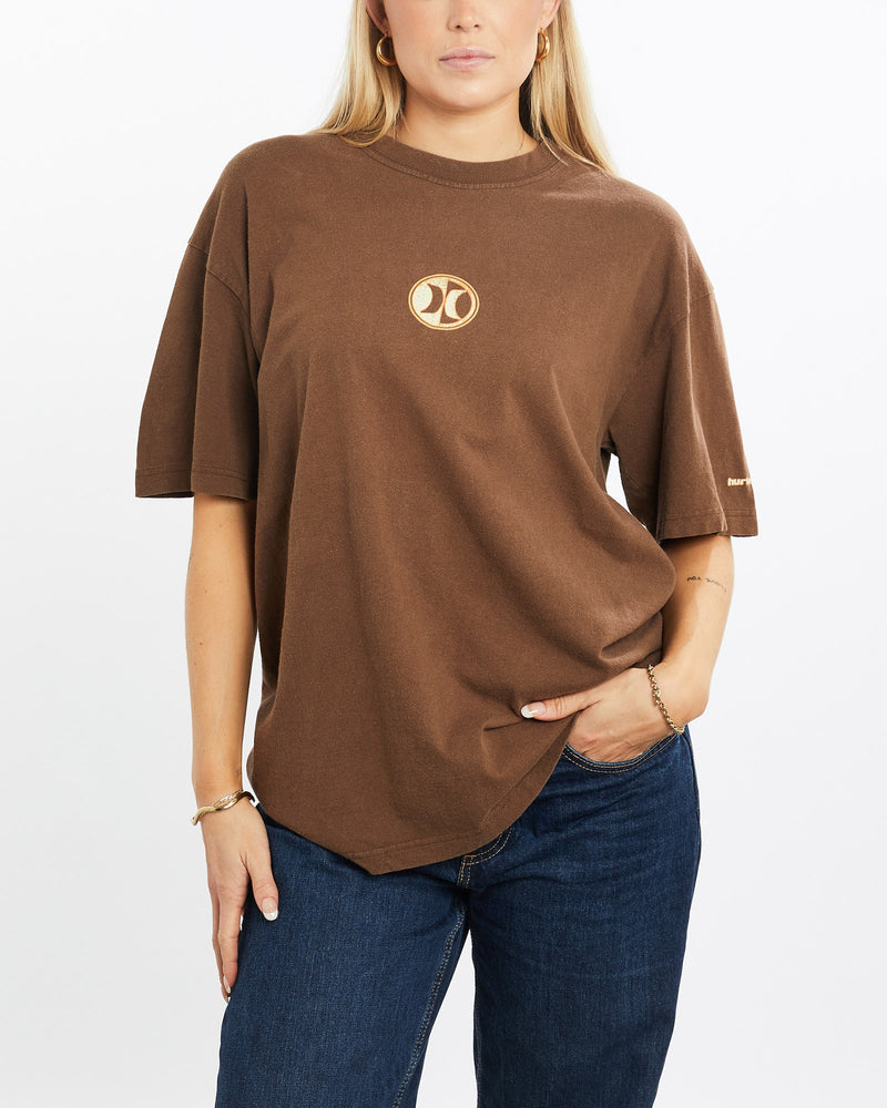 Vintage, Hurley, Skate, Tee, The Real Deal, size medium, colour Brown, newtown, sydney, australia, thrift store, opshop, preloved, secondhand, sustainable, retro, antique, 70s, 80s, 90s, 2000s, 00s, fashion, clothing, streetwear, trendy, garment, style, boutique, store, shop, archive, sale, cheap, best, top, T-Shirts