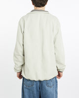 Vintage, Nautica, Competition, Full, Zip, Fleece, Sweatshirt, The Real Deal, size extra large, colour Beige, newtown, sydney, australia, thrift store, opshop, preloved, secondhand, sustainable, retro, antique, 70s, 80s, 90s, 2000s, 00s, fashion, clothing, streetwear, trendy, garment, style, boutique, store, shop, archive, sale, cheap, best, top, Sweats and hoodies