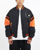 Vintage, NHL, Philadelphia, Flyers, Bomber, Jacket, The Real Deal, size extra large, colour Multicolour, newtown, sydney, australia, thrift store, opshop, preloved, secondhand, sustainable, retro, antique, 70s, 80s, 90s, 2000s, 00s, fashion, clothing, streetwear, trendy, garment, style, boutique, store, shop, archive, sale, cheap, best, top, Jackets