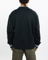 Vintage, 90s, Polo, Ralph, Lauren, Quarter, Zip, Sweatshirt, The Real Deal, size extra large, colour Black, newtown, sydney, australia, thrift store, opshop, preloved, secondhand, sustainable, retro, antique, 70s, 80s, 90s, 2000s, 00s, fashion, clothing, streetwear, trendy, garment, style, boutique, store, shop, archive, sale, cheap, best, top, Sweats and hoodies