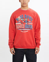 Vintage, 1994, NCAA, Badgers, vs, Bruins, Rose, Bowl, Sweatshirt, The Real Deal, size large, colour Red, newtown, sydney, australia, thrift store, opshop, preloved, secondhand, sustainable, retro, antique, 70s, 80s, 90s, 2000s, 00s, fashion, clothing, streetwear, trendy, garment, style, boutique, store, shop, archive, sale, cheap, best, top, Sweats and hoodies