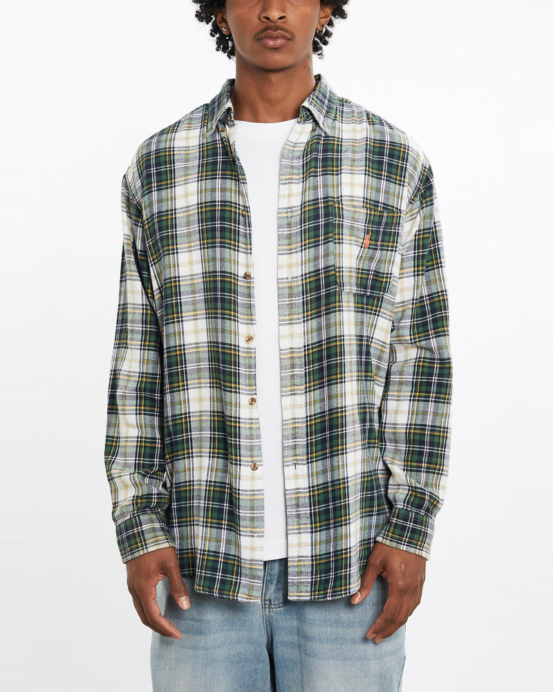 Vintage, 90s, Polo, Ralph, Lauren, Flannelette, Button, Up, Shirt, The Real Deal, size large, colour Multicolour, newtown, sydney, australia, thrift store, opshop, preloved, secondhand, sustainable, retro, antique, 70s, 80s, 90s, 2000s, 00s, fashion, clothing, streetwear, trendy, garment, style, boutique, store, shop, archive, sale, cheap, best, top, Shirts