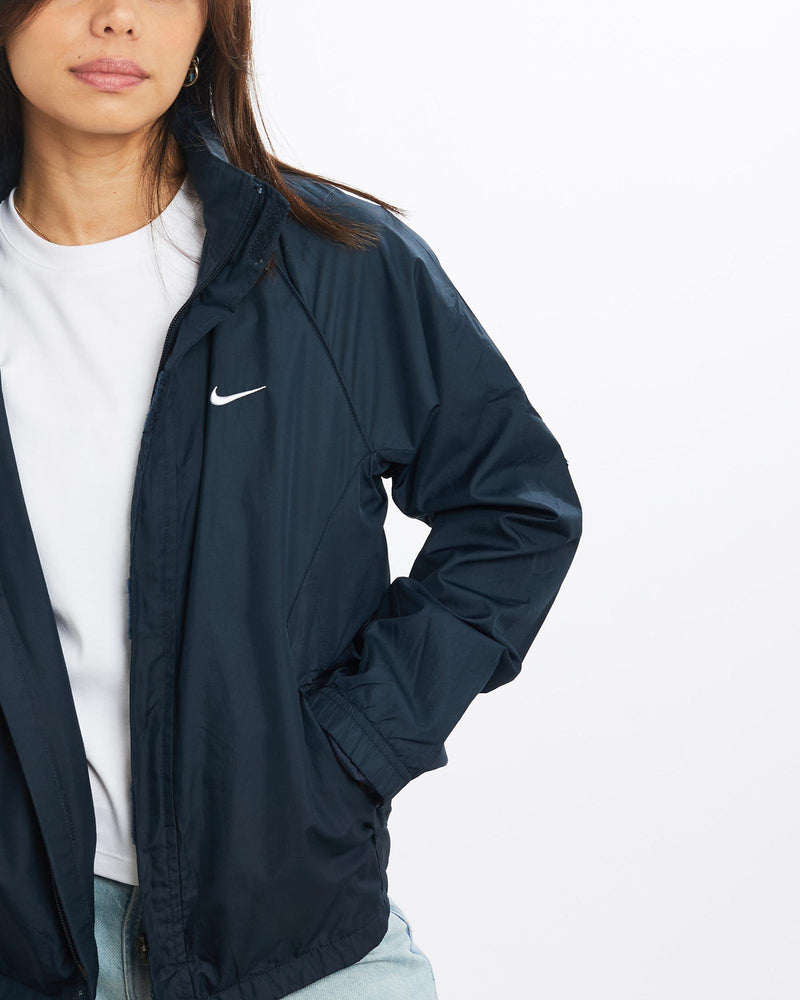 Vintage, Nike, Windbreaker, Jacket, The Real Deal, size double extra small, colour Navy, newtown, sydney, australia, thrift store, opshop, preloved, secondhand, sustainable, retro, antique, 70s, 80s, 90s, 2000s, 00s, fashion, clothing, streetwear, trendy, garment, style, boutique, store, shop, archive, sale, cheap, best, top, Jackets