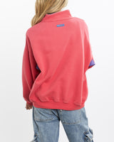 Vintage, 90s, Columbia, Quarter, Zip, Sweatshirt, The Real Deal, size small, colour Pink, newtown, sydney, australia, thrift store, opshop, preloved, secondhand, sustainable, retro, antique, 70s, 80s, 90s, 2000s, 00s, fashion, clothing, streetwear, trendy, garment, style, boutique, store, shop, archive, sale, cheap, best, top, Sweats and hoodies