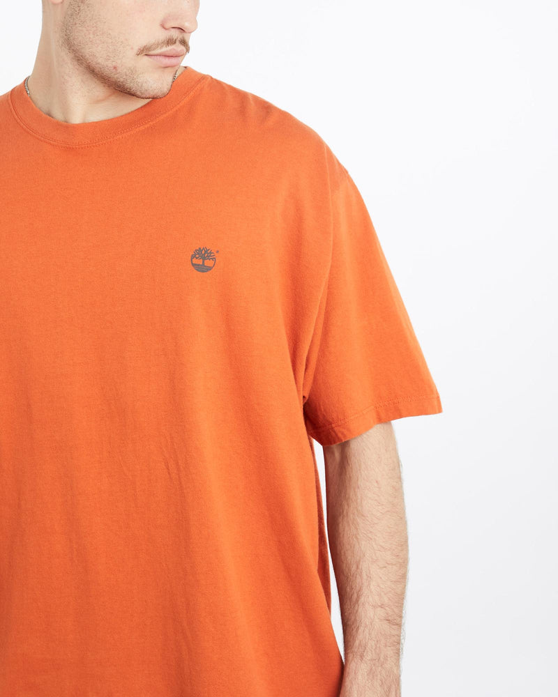 Vintage, Timberland, Tee, The Real Deal, size extra large, colour Orange, newtown, sydney, australia, thrift store, opshop, preloved, secondhand, sustainable, retro, antique, 70s, 80s, 90s, 2000s, 00s, fashion, clothing, streetwear, trendy, garment, style, boutique, store, shop, archive, sale, cheap, best, top, T-Shirts