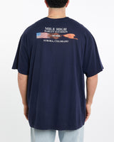 Vintage, Harley, Davidson, Tee, The Real Deal, size double extra large, colour Navy, newtown, sydney, australia, thrift store, opshop, preloved, secondhand, sustainable, retro, antique, 70s, 80s, 90s, 2000s, 00s, fashion, clothing, streetwear, trendy, garment, style, boutique, store, shop, archive, sale, cheap, best, top, T-Shirts