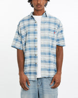 Vintage, 90s, Polo, Ralph, Lauren, Short, Sleeve, Button, Up, Shirt, The Real Deal, size large, colour Blue, newtown, sydney, australia, thrift store, opshop, preloved, secondhand, sustainable, retro, antique, 70s, 80s, 90s, 2000s, 00s, fashion, clothing, streetwear, trendy, garment, style, boutique, store, shop, archive, sale, cheap, best, top, Shirts