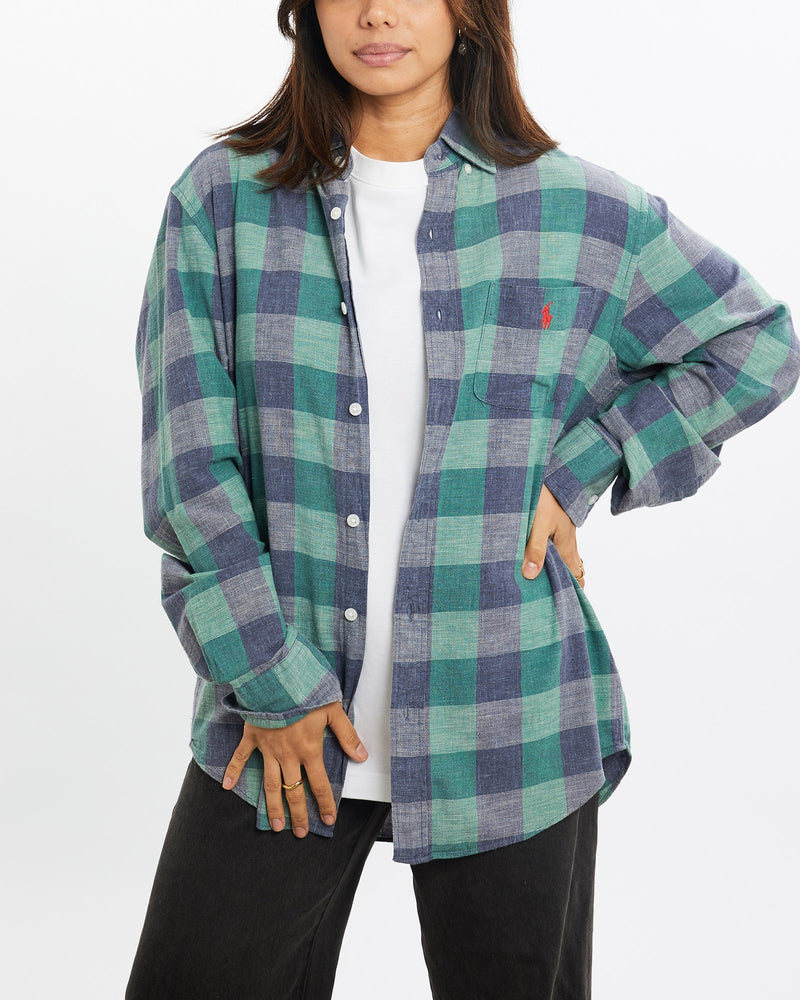 Vintage, 90s, Polo, Ralph, Lauren, Button, Up, Shirt, The Real Deal, size extra small, colour Red, newtown, sydney, australia, thrift store, opshop, preloved, secondhand, sustainable, retro, antique, 70s, 80s, 90s, 2000s, 00s, fashion, clothing, streetwear, trendy, garment, style, boutique, store, shop, archive, sale, cheap, best, top, Shirts