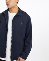 Vintage, 90s, Polo, Ralph, Lauren, Harrington, Jacket, The Real Deal, size extra large, colour Navy, newtown, sydney, australia, thrift store, opshop, preloved, secondhand, sustainable, retro, antique, 70s, 80s, 90s, 2000s, 00s, fashion, clothing, streetwear, trendy, garment, style, boutique, store, shop, archive, sale, cheap, best, top, Jackets
