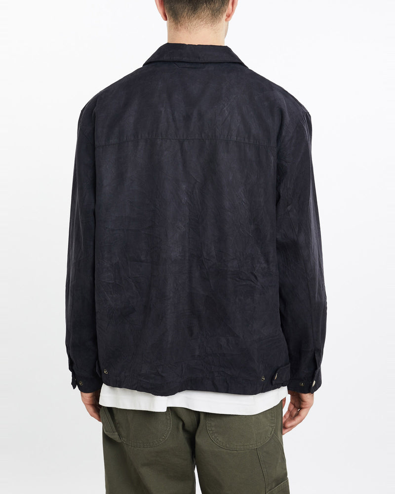 Vintage, 90s, Polo, Ralph, Lauren, Harrington, Jacket, The Real Deal, size extra large, colour Navy, newtown, sydney, australia, thrift store, opshop, preloved, secondhand, sustainable, retro, antique, 70s, 80s, 90s, 2000s, 00s, fashion, clothing, streetwear, trendy, garment, style, boutique, store, shop, archive, sale, cheap, best, top, Jackets